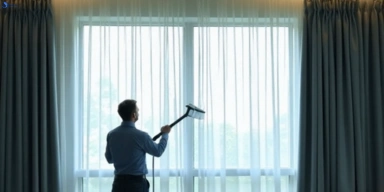 Commercial drapes cleaning service chuwar hotels offices