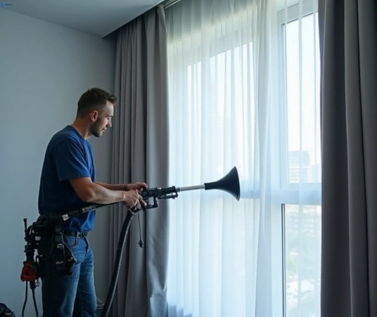 Professional drapes cleaning process tools Fresho Curtain Cleaning chuwar