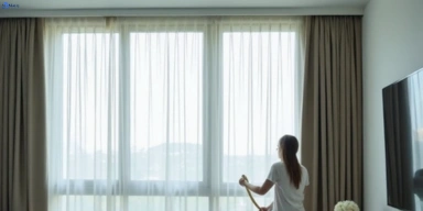 Delicate sheer drape cleaning chuwar Fresho Curtain Cleaning
